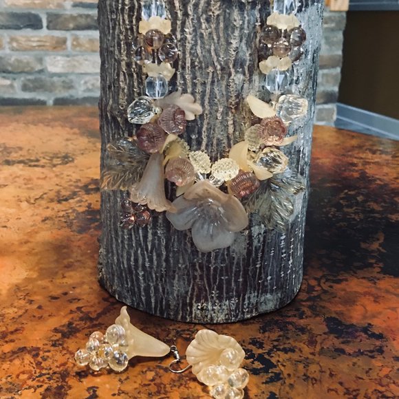 SALE!  FINE JEWELRY!  Showstopper Designer (NECKLACE + EARRINGS) - Picture 2 of 16